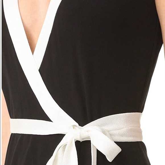 NWT DVF Valena Sleeveless Jersey Wrap Dress - Picture 2 of 12